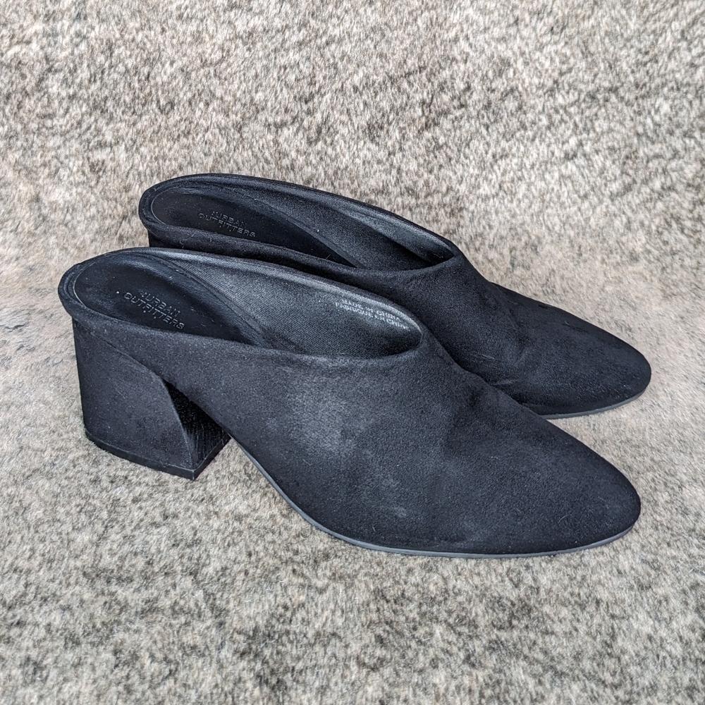 Urban Outfitters Marta Mule Heels Black Women's 9 - Picture 4 of 14